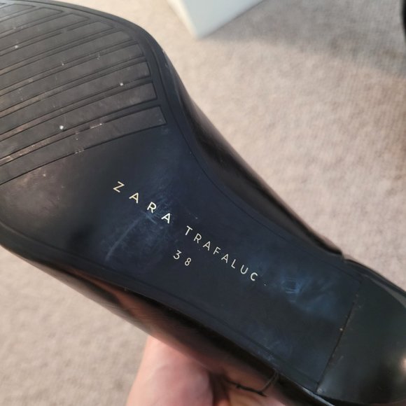 NWOT Zara Black Ankle Boots Size 7.5 - Picture 4 of 6